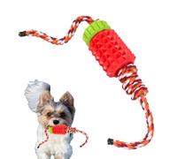 Jouet de distributeur alimentaire pour chiens, jouets de distribution pour chiens, Jouet de puzzle de chien, Dispensateur alimentaire portable Le chiot multifonctionnel Teether améliore la digestion d