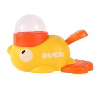 Jouet de Distributeur de friandises pour Chiens, Jouet mangeoire Chien interactif en Forme Canard, Distributeur friandises pour Animaux Compagnie Facile à Nettoyer avec 3 couvercles