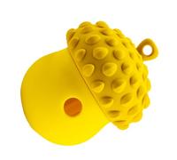 Jouet de distributeur de friandises pour chiens - Silicone Acorn Shape Pet Ball, Snack Dispensing Feeder | Nourrir lent Food Fuary Fun Training Play pour les chiots et les chiens adultes Activité exté