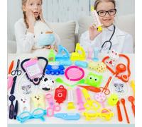 Jouet De Docteur Miniature Professionnel, Accessoires Interactifs, Stéthoscope, Kit De Jeu De Simulation, Cadeau Pour Enfants
