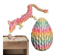 Jouet De Dragon Portable Imprimé En 3d Pour Enfants,Dragons Dans Un ?uf,Polyvalent,Relaxant,Jeu