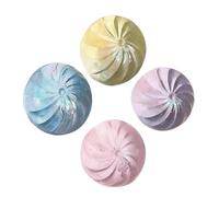 Jouet De Dumpling À Paillettes, Conception Adaptée À Les Âges, 4 Pièces, Dumpling Squishy, Jouet De Soulagement De L'Anxiété, Charmant Engagement Sensoriel, pour Adolescents, , Adultes,