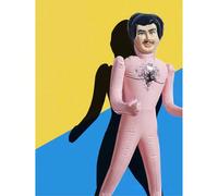 Jouet de farce pour adultes, poupée gonflable en PVC, masque gonflable réaliste pour homme, convient pour les fêtes, les farces au bureau, les costumes d'Halloween, les accessoires de farce, les acces