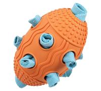 Jouet de football pour chien - Balle couineuse pour chien | Jouets à mâcher robustes en caoutchouc | Jouet indestructible à mâcher pour chiens agressifs pour chiens de taille moyenne et grande