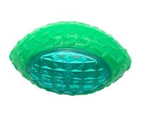 Jouet de football pour chien - Jouet clignotant en caoutchouc avec son pour chiens, jouets interactifs pour chiens 7 x 7 x 13 cm, balles élastiques lumineuses pour chiots, petits animaux de compagnie