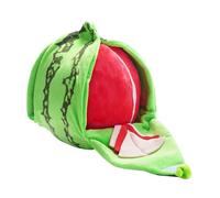 Jouet de Fouille Puzzle En Peluche Stimulant Design Pastèque Avec Couineur