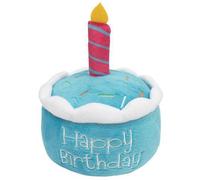 Jouet de gâteau d'anniversaire pour chien, jouet en peluche d'anniversaire | Jouet d’anniversaire de chien de fille de garçon Pour les races de petite, moyenne et grande