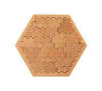 Jouet De Géométrie En Bois - Jeu De Formes Analytiques, Jeu De Logique Pour Développer Des Compétences, Défi De Construction De Motifs Attrayant | pour