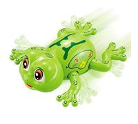 Jouet De Grenouille À Base De Batterie - Bouncing Music Buddy, Blowing Child Amphibian, Engageant Action Pet | Modèle D'activité De Détection De Chemin Intelligent, Stimulant L'amélioration De La Coor