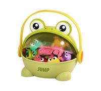 Jouet De Grenouille Sauteuse Pour Enfant - Jouet De Grenouille Interactif, Jouet De Lancer De Grenouille | Jouet De Crapaud Rebondissant À Pression Des Doigts De Couleurs Assorties, Jouet De Saut De G