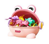 Jouet De Grenouille Sauteuse pour Enfant | Jouet Éducatif De Crapaud Sauteur Amusant pour Garçons Et Filles, Jeu Interactif D’intérieur Extérieur, Petits Jouets De Poche pour École, Fête, Voyage,