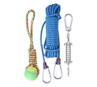 Jouet de guerre pour chien, jouet de construction musculaire en plein air - Jouet interactif couineur pour bâtir les muscles avec perche à ressort pour chiens de petite et moyenne taille