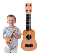 Jouet de Guitare pour bébé ukulélé - Cordes colorées en Bois sans BPA, Corps léger et équilibré | Les Jouent à des Jouets éducatifs précoces, Apprentissage Musical préscolaire Facile pour Les
