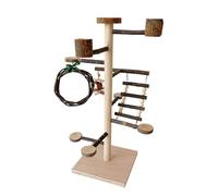 Jouet de gymnastique pour oiseaux - Jouet d'escalade en bois - Perchoir pour perroquet - Jouet de meulage pour cacatoès