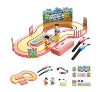 Jouet de Jeu de Table ďe Course - Activité Interactive Parent-Enfant | Jouet đe Mouvement d́e Course sur Piste ABS, Ensemble d̄e Jeu dé Table pour garçons Filles Jeunes Parents Anniversaire éc