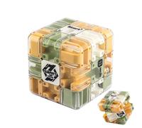 Jouet De Labyrinthe De Cube, Cube À Labyrinthe 3D, Grand Puzzle Labyrinthes Amusant 3D Jouet Éducatif Interactif pour L'imagination Spatiale, 8,5x8,5x8,5cm