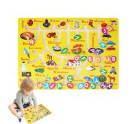 Jouet de Labyrinthe de Table | Activité éducative en Bois - Jouet de Labyrinthe en Panneau pour Compter Les Chiffres | pour préscolaires de 3 Ans en Classe, Maison et Voyage