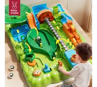 Jouet de labyrinthe intellectuel pour enfants, Aventure dans la jungle, Machine de jeu de plateau, Jouet de labyrinthe, Jouet d'entraînement de la réflexion, Améliore la concentration, Cadeau pour les