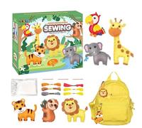 Jouet de laçage, Premier kit de pour débutants, Artisanat d'oreiller en peluche, mini kit de, premier de pour débutants, projets de bricolage pour apprendre à coudre, cadeau pour filles, garçons