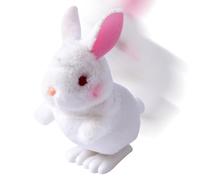Jouet De Lapin À Remonter | Lapin Sautillant En Peluche Qui Marche, Animal Mécanique | Jouet Gonflable Pour Tout-petits À Mécanisme À Ressort Fiable, Stimule Le Suivi Visuel Et La Motricité Fine