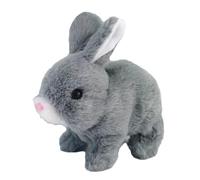 Jouet de Lapin Courir - Lapin Peluche Électronique, Compagnon Interactif d'Apprentissage du Son Couinant, Conception d'Animaux en Mouvement Doux | Jouet Éducatif pour Lapin pour Voiture Maison École