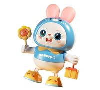 Jouet de Lapin de Danse électronique, Dance Musicale Jouet Lapin en sécurité (Blue)
