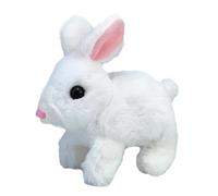 Jouet de lapin sauteur - Jouet de lapin de Pâques Sauteur | Jouet de lapin sautant en peluche rempli Jouet interactif éducatif avec Soni