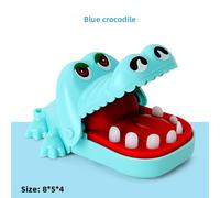 Jouet de Mâcher pour Enfants Mini Jouet de Mâcher à l'Index Grande Bouche de Crocodile pour Soulager le Stress Jouet de Tracas Couleur X023-20: Jouet de Mâcher Mini Crocodile Bleu