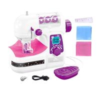 Jouet de machine à coudre pour,Machine à coudre pour - Machine à coudre portable avec lumière - Jouet de machine à coudre portable Faites semblant de jouer aux jouets de