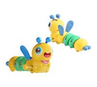 Jouet de marche Caterpillar, chenille à remonter - Jouet chenille à remonter - Mécanisme de liquidation pour les activités préscolaires des tout-petits, jouets éducatifs à remonter en forme de chenill