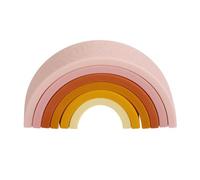 Jouet de marque A Little Lovely Company. Modèle Stapelspiel - Regenbogen - Sonnenuntergang