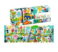 Puzzle gallery100pcs - jungle DJECO multicolore TU