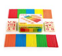 Jouet De Maths En Bois Pour Enfants, Puzzle D'Apprentissage Préscolaire, Jeu De Maths, Bâton De Comptage Des Nombres