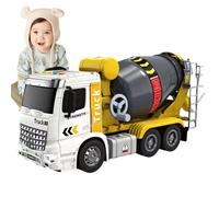 Jouet de mélangeur à béton, camion jouet de mélangeur de ciment Simulation | Véhicule de construction de camion malaxeur de ciment pour cadeau d'anniversaire,