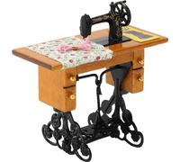 Jouet de meubles de maison de poupées, fabrication exquise non toxique Machine à coudre 1:12, accessoires, surface lisse pour poupées de poupées