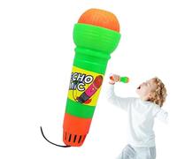 Jouet de microphone à changement de voix pour , style karaoké, dispositif de chant portable, opération simple, aucune alimentation nécessaire, matériau durable et sûr, effets sonores amusants,