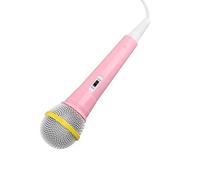 Jouet de Microphone Filaire pour Enfants avec Prise 3,5 Mm, Son Clair à Faible Distorsion, Micro de Chant Portable pour Enfants, karaoké, Fête de Famille, Cadeau de Perfor (Rose)