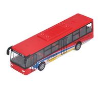 Jouet de modèle de bus en alliage rouge - VVIKIZY - Modèle de Bus - Roues mobiles - Réaliste - Petit et portable