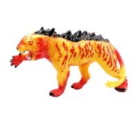 Jouet de modélisation en forme de tigre de lave - Véritable figurine d'action mythique - Tigre dangereux avec fourrure sauvage - Décoration pour encourager le développement cognitif des enfants
