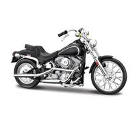 Jouet de Moto 1/18 pour Harley pour Davidson 1984 FXST Softail Modèle De Moto, Véhicules Moulés sous Pression, Jouets Collection