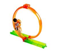 Jouet de moto avec piste - Apprentissage précoce de la coordination des mains, jouet de piste de moto par inertie - Pour d'âge préscolaire à la maison, salon, chambre, jardin