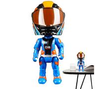 Jouet de moto pour - Modèle de de moto - Figurines d'action modèle de moto - Figurine collective de version 3D Q - Jouet de transformation de véhicule de moto avec mouvement