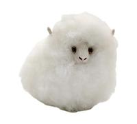 Jouet de mouton en peluche, décoration d'agneau réaliste, de mouton de 6 × 4 pouces avec douceur, figurine en peluche confortable, décoration d'intérieur avec fonction mignonne, accessoire de m