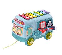 Jouet de musique pour bébé - Xylophone - Bus de piano - Avec raquettes sûres - Blocs de triage - Apprentissage éducatif - Cadeau d'anniversaire