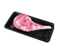 Jouet de nettoyage des dents de chien - Poupée couineuse en forme de steak pour chiot, résistant aux morsures pour chiots de taille moyenne et grande