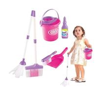 Jouet de nettoyage, sixième outils de nettoyage, jeu de fiction pour le nettoyage, matériau ABS | ensemble de nettoyage jouets pour enfants, jeu de nettoyage de la maison