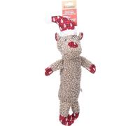 Jouet DE NOËL Krola Renne Corps Long Brun 19x12x45CM