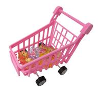 Jouet de panier d'achat d'oiseau, panier d'achat de perroquet - Chariot de supermarché Parakeet Intelligence | Petit jouet de caddie pour jouer et entraîner des perruches calopsittes, perroquets, conu