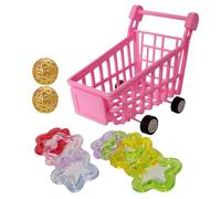 Jouet de panier d'achat d'oiseau, panier d'achat de perroquet,Chariot de supermarché Parakeet Intelligence - Jouets d'entraînement pour oiseaux, jouet d'intelligence pour perroquets, petit panier de c