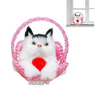 Jouet de Panier de Chat - Panier de Chat Moelleux réaliste, Jouet de Panier de Chat de Sommeil d'animal familier | Animal de Compagnie Chat Moelleux, Belle Simulation de Chat en Peluche, pan